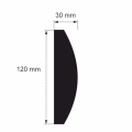 100 Meter Elastische Fassadenleisten L-6